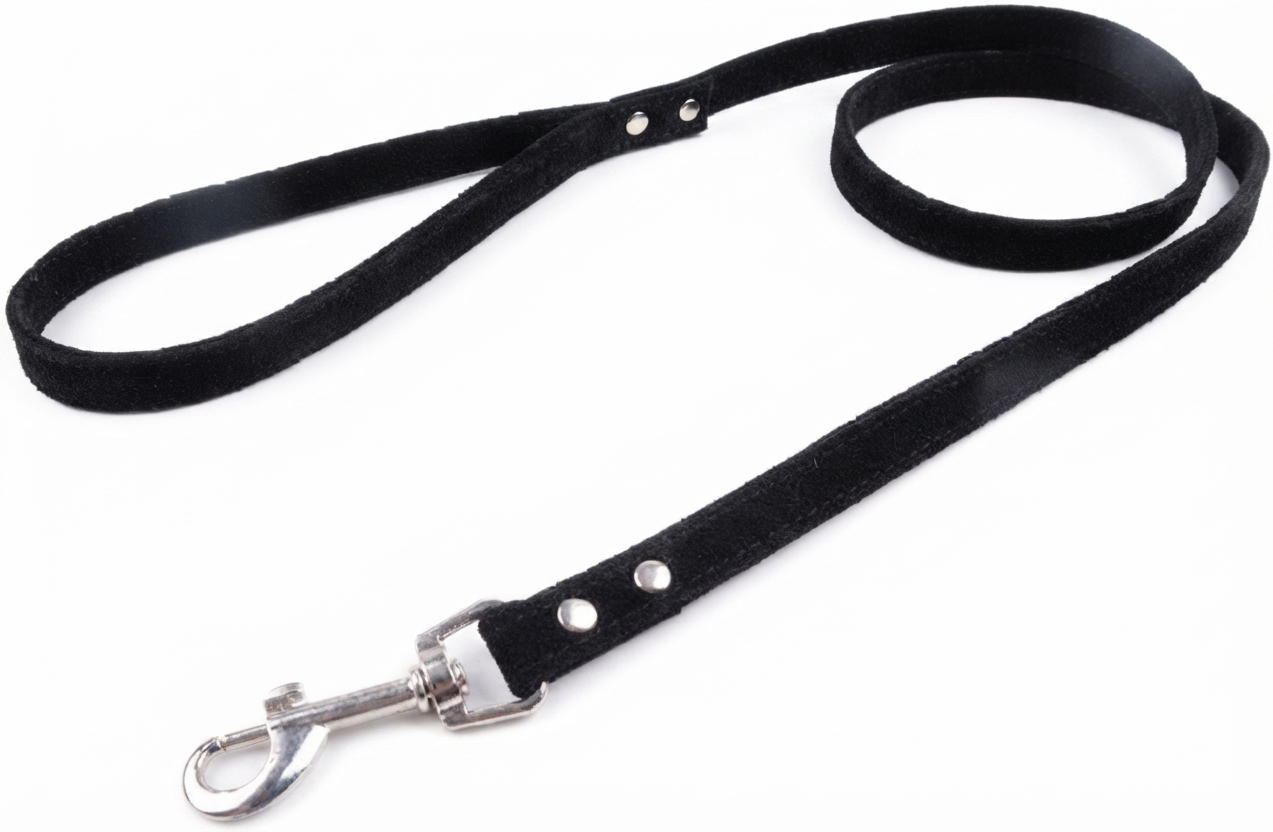 Imp Quality jet Black Leash A.B
