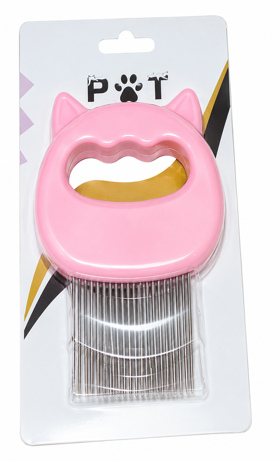 Pet Hand Comb With Extra Grip A1- 6