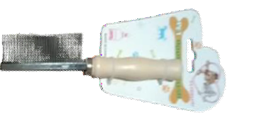 Single Side Comb Woode Handle image