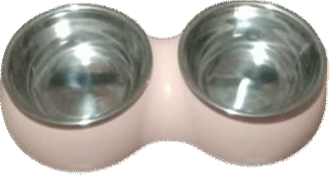 Imported Doubel Bowl With Steel Cup image