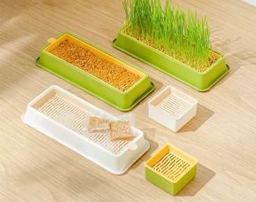 Cat Grass Planter Box image