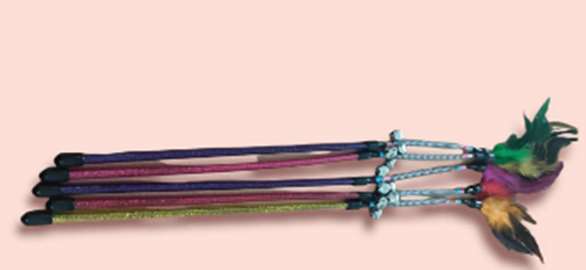 Cat Playing Stick With Spring image