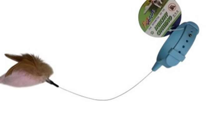 Cat Collar With Playing Feather image