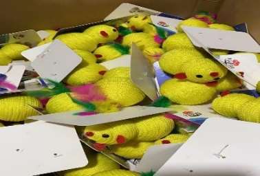 Large Yellow Mouse Toy image