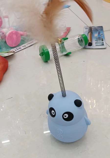 Spring Ball Cat Treat Toy image
