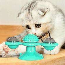 Cat Windmill Toy With Catnip & Light image