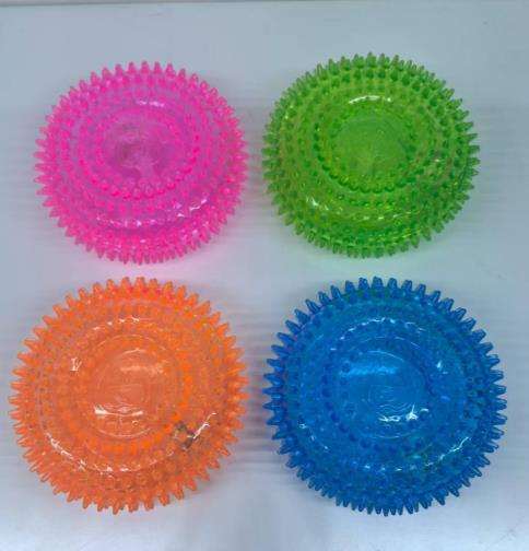 Round Multi Colour Dog Toy image