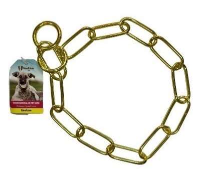 Long Link Golden Choke Chain image