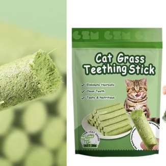 Cat Grass Teething Stick (6Sticks) 7 image