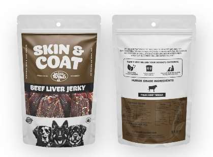 Skin & Coat Beef Liver Jerky Dog Treat 4 image