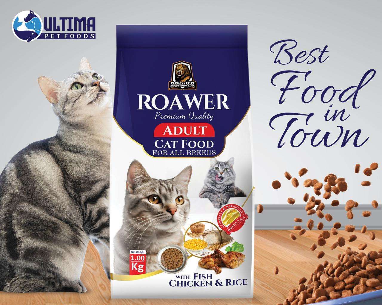 Roawer Cat Food 1 KG 6 image