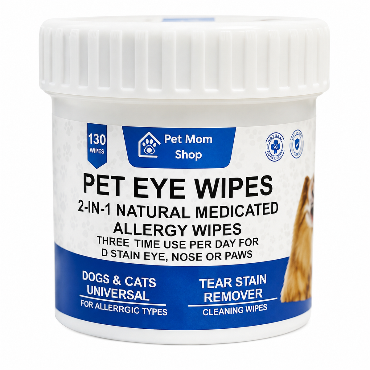 22016 PMS Pet Eye Wipes 130PCS 4