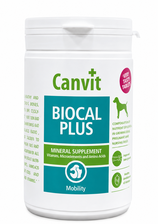 CANVIT BIOCAL PLUS (CLACIUM SUPPLEMENT) DOGS - 230GM