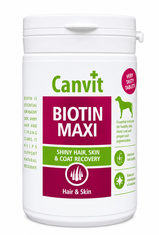 CANVIT BIOTIN MAXI (HAIR & SKIN SUPPLEMENT) DOGS - 230GM