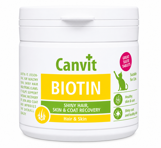 CANVIT BIOTIN (HAIR & SKIN SUPPLEMENT) CATS - 100GM
