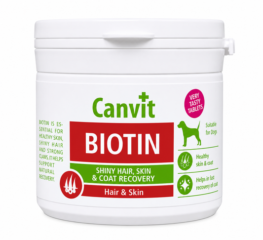 CANVIT BIOTIN (HAIR & SKIN SUPPLEMENT) DOGS - 100GM