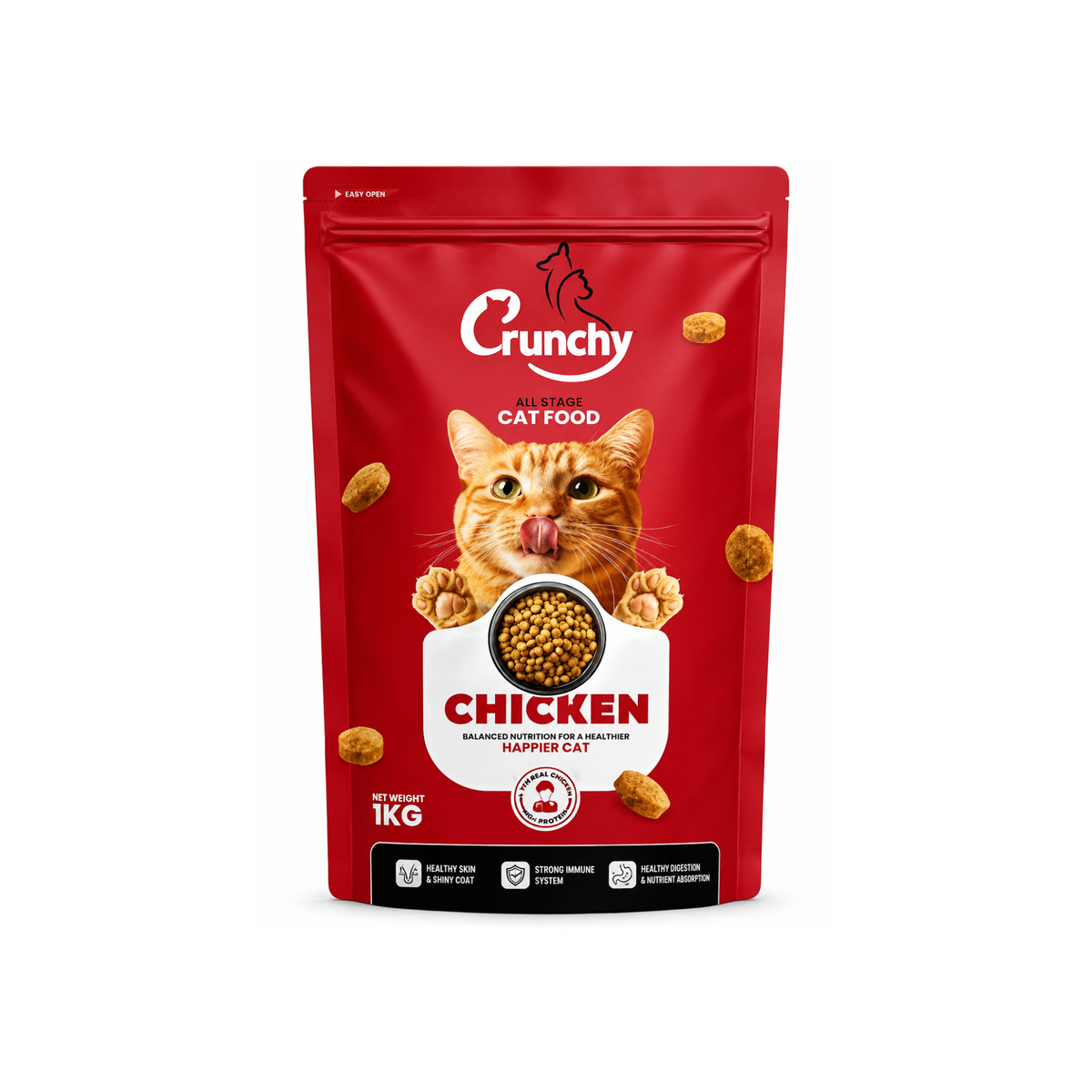 Crunchy Cat Food 1kg