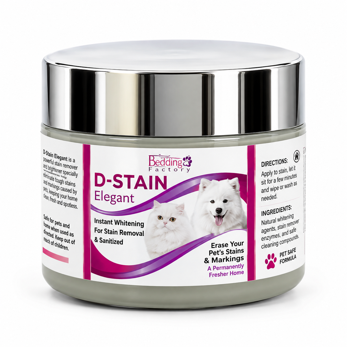 D Stain Elegant (Instant Whitening Powder) 120gm