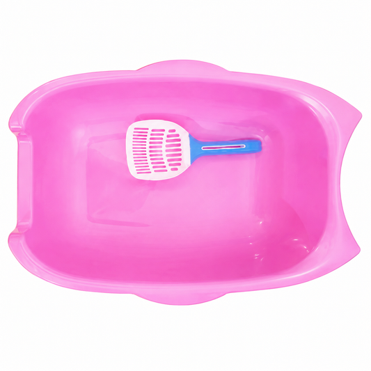 Deep Cat Face Litter Tray