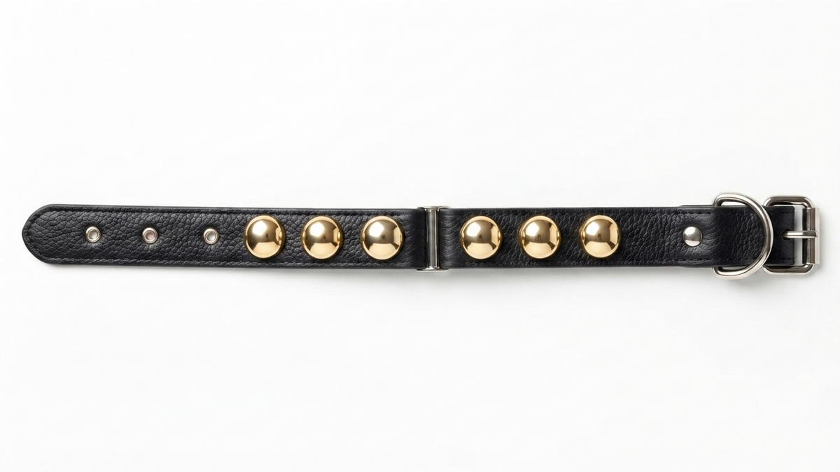 Dog Button Collar Classic