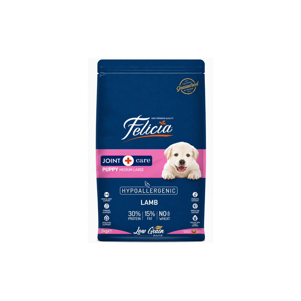 Felicia Joint Care LG Medium-Large Puppy Food Lamb 3Kg