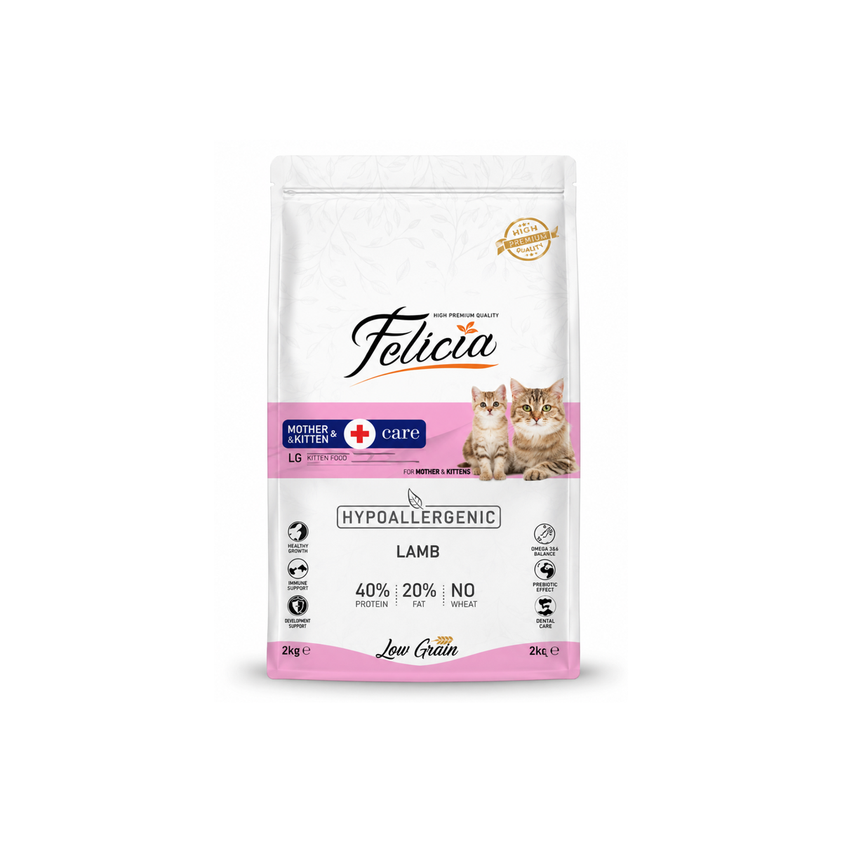 Felicia Mother & Kitten LG Kitten Food Lamb 2Kg