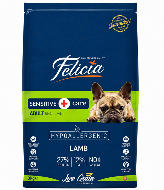 Felicia Sensitive Care LG Small-Mini Adult Dog Food Lamb 3KG