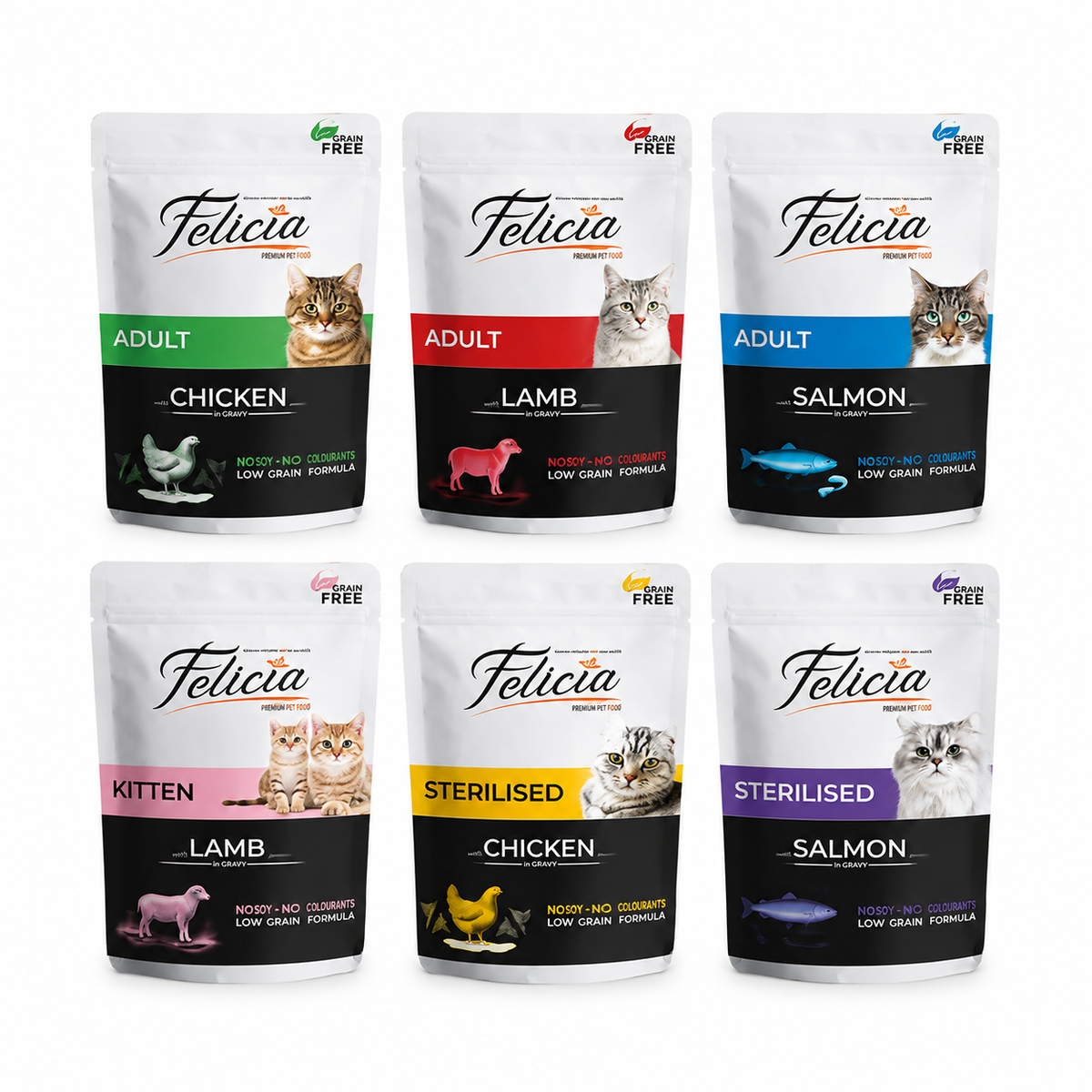 Felicia Wet Cat Food In Jelly 85GM