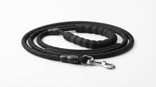 Imported Leash With Foam Handle