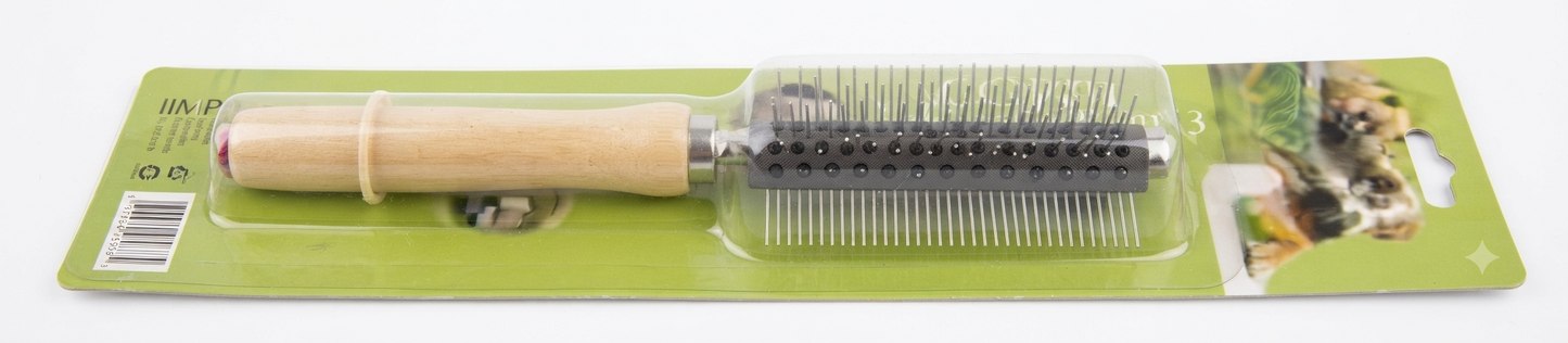 Imported Pet Single side Comb With Full Pack (Wooden Handle)