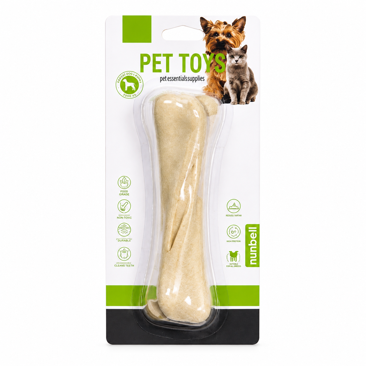 Nunbell Bone Dog Toy 1Pcs