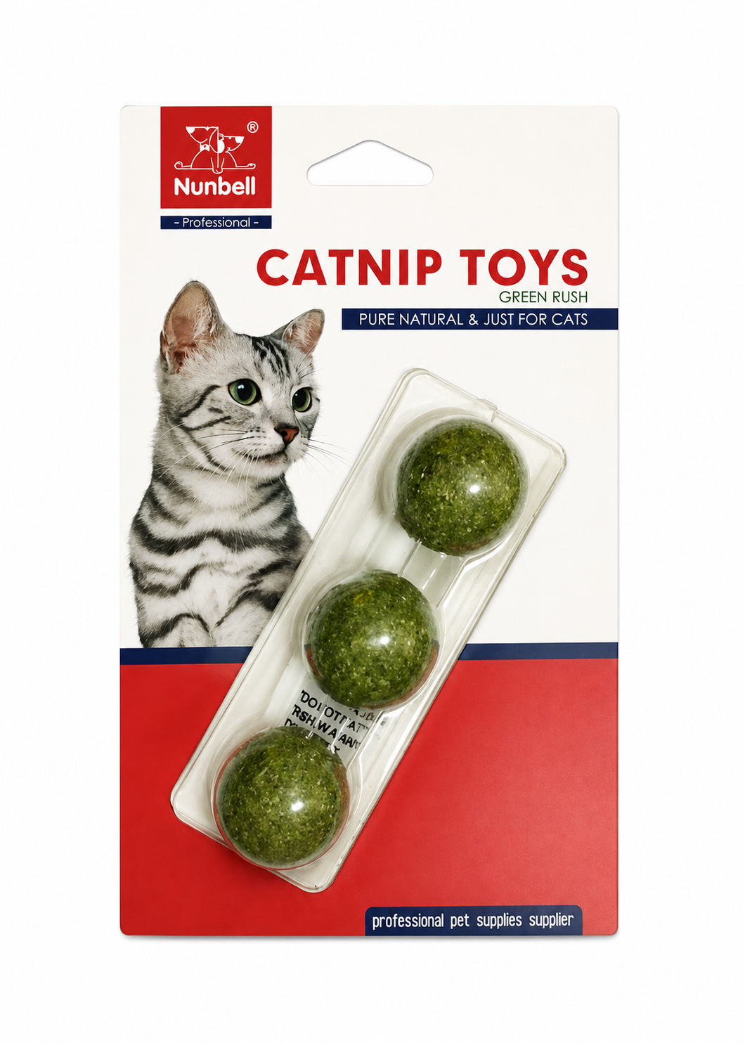 Nunbell Catnip Ball Toy 3pcs