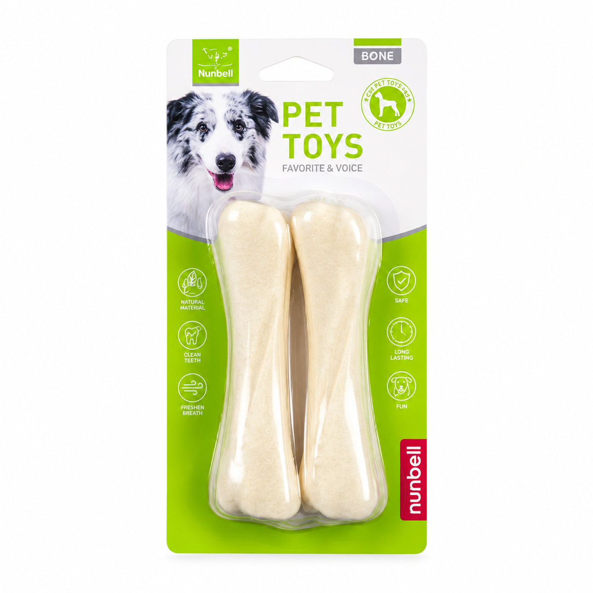 Nunbell Bone Dog Toy 1Pcs