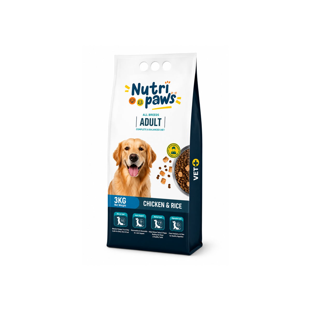 Nutri Paws Dog & Puppy 3Kg