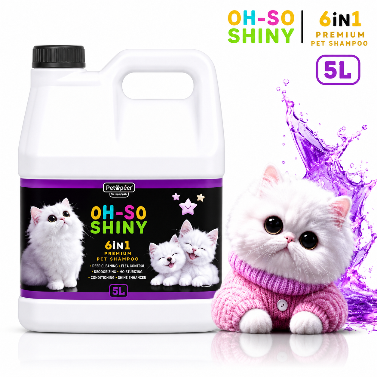 OH-SO SHINY (6IN1) SHAMPOO 5L 4