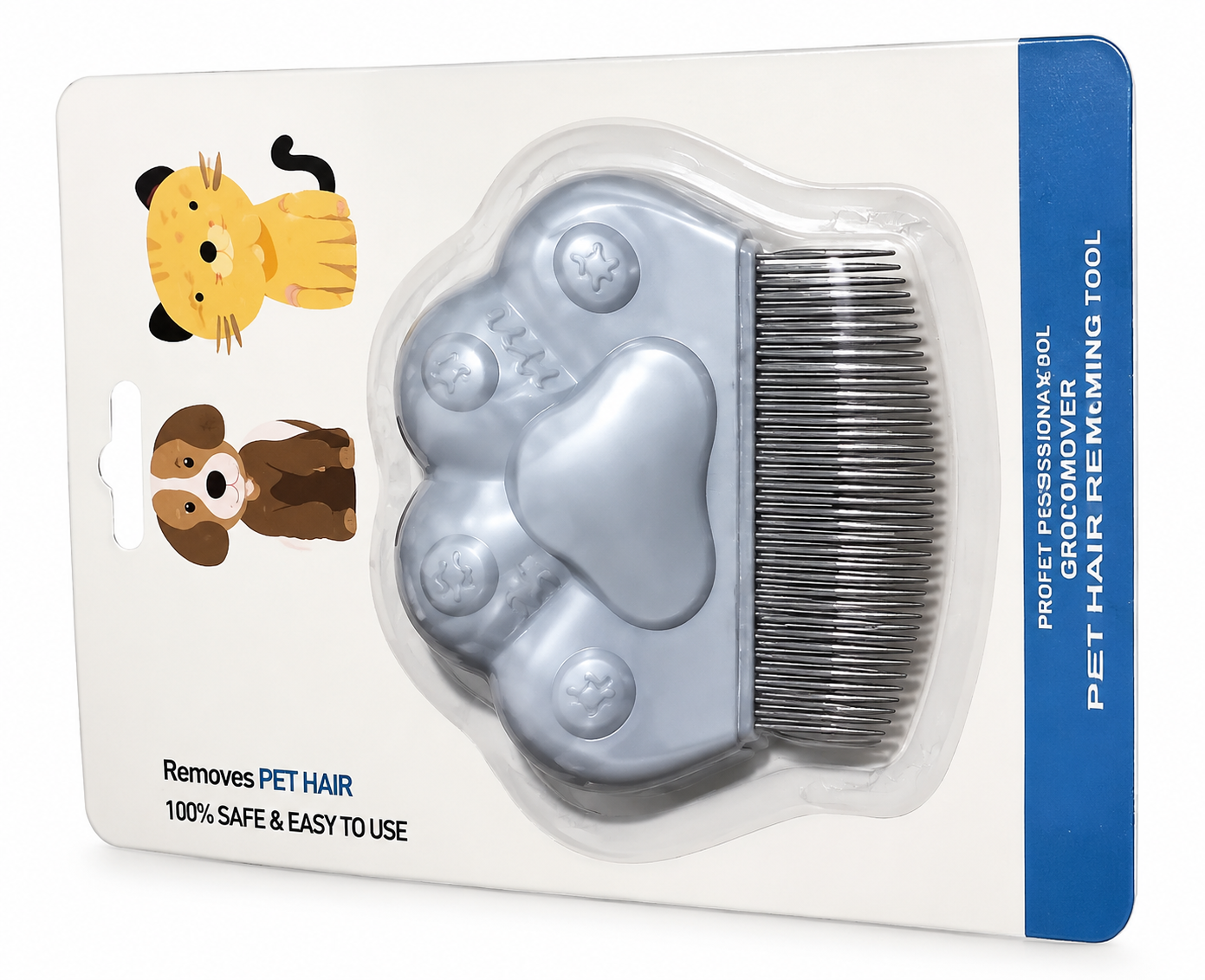 Paw design comb Classic