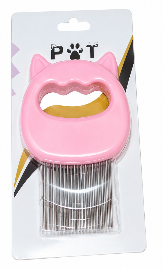 Pet Hand Comb With Extra Grip A1- 6