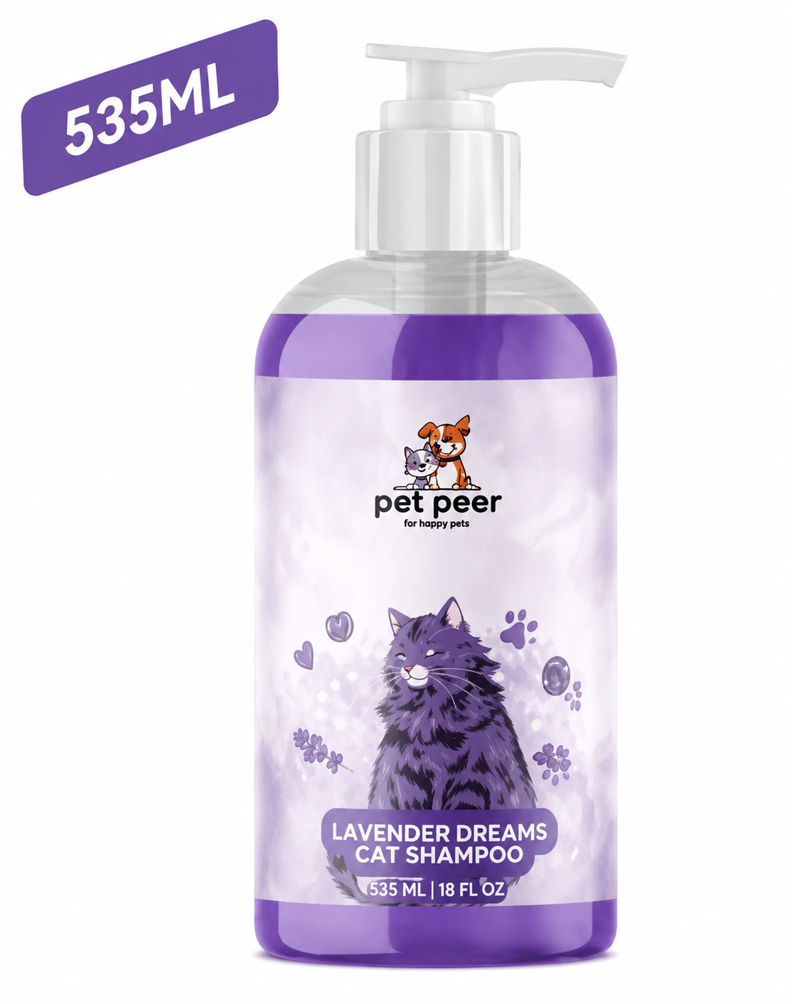 Pet Peer Cat Lavender Shampoo On demand