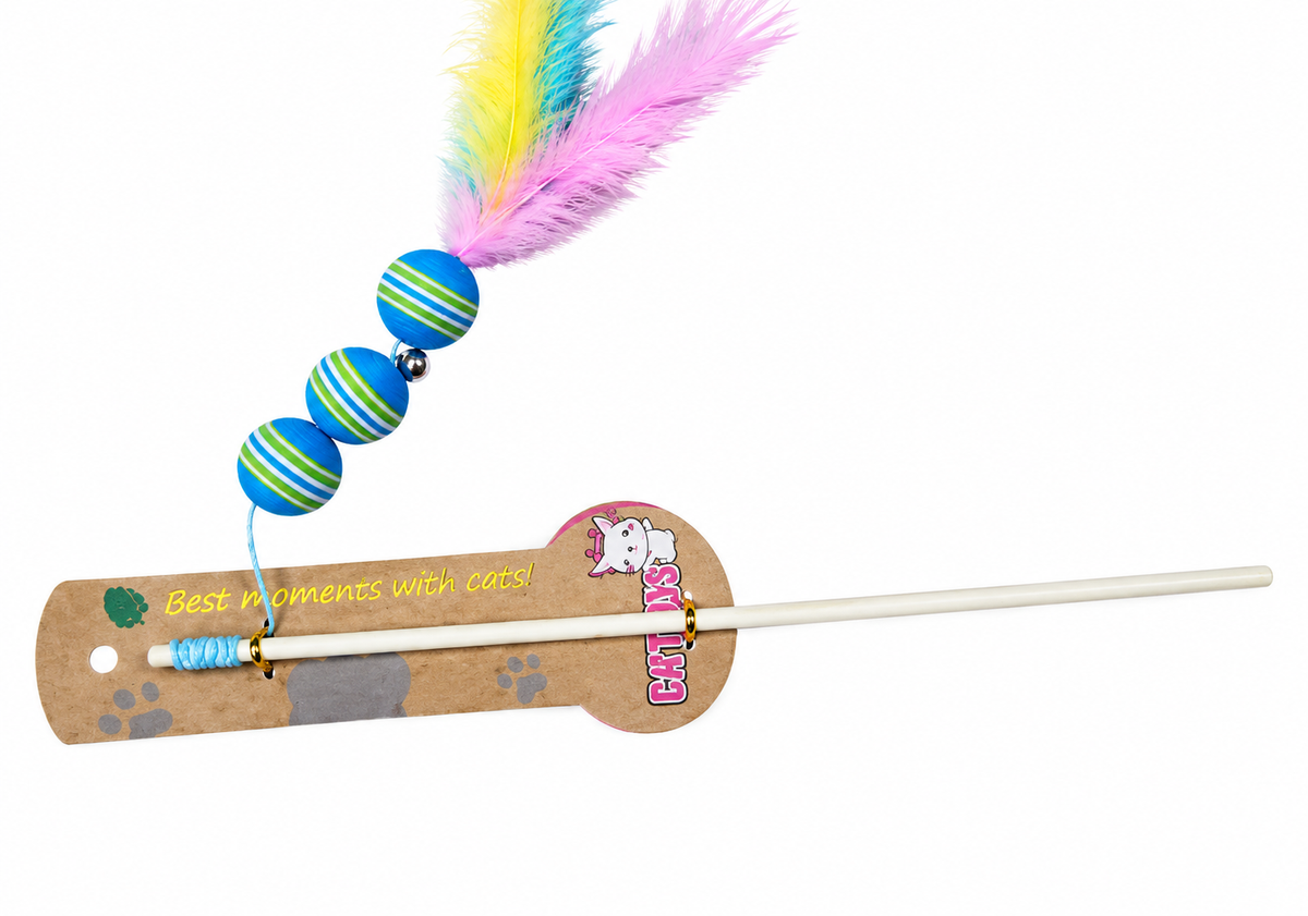 Plastic Stick With 3 Ball