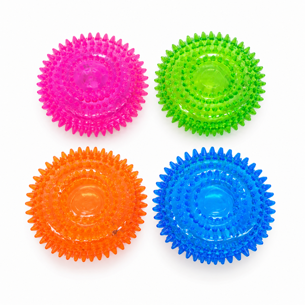 Round Multi Colour Dog Toy
