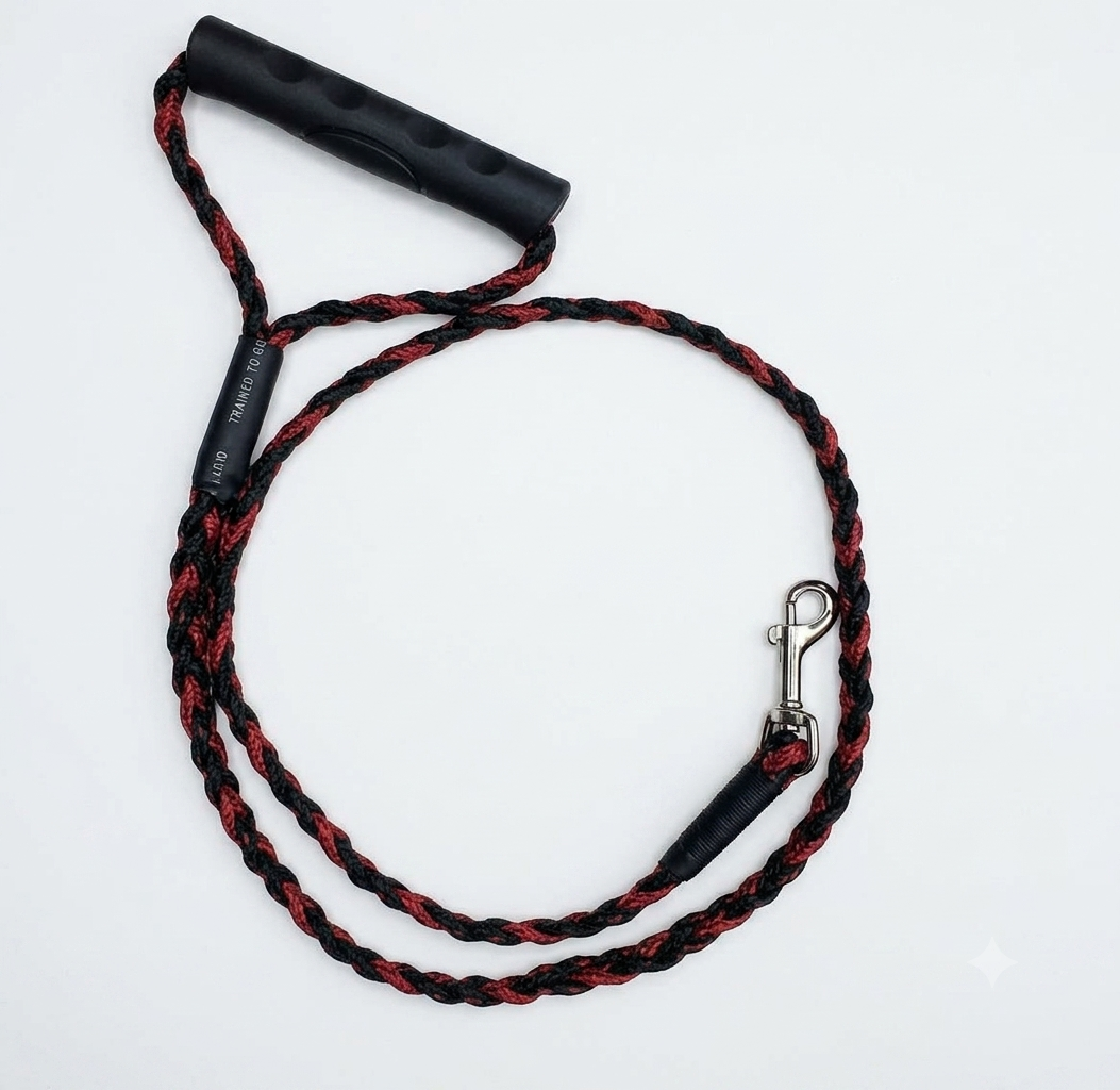 Round Rope Leash With Handle
