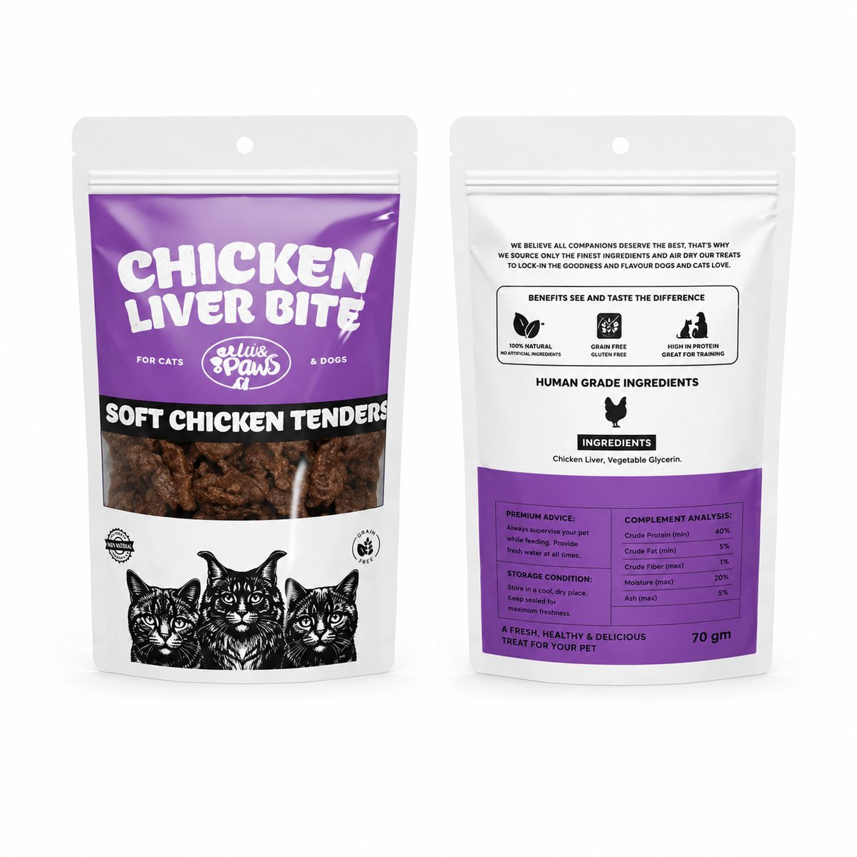 Soft Chicken Liver Jerky Cat Treat 4