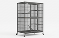 Spot Welding Cage 2 portion for cats with Wheels. (Slightly used in good condition)