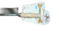 Single Side Comb Woode Handle image