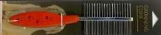 Imported Pet Double side Comb (Rubber Handle) image