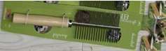 Imported Pet Double side Comb With Full Pack(Wooden Handle) image