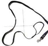 Parasuit Black Puppy Leash 60" x 1" image