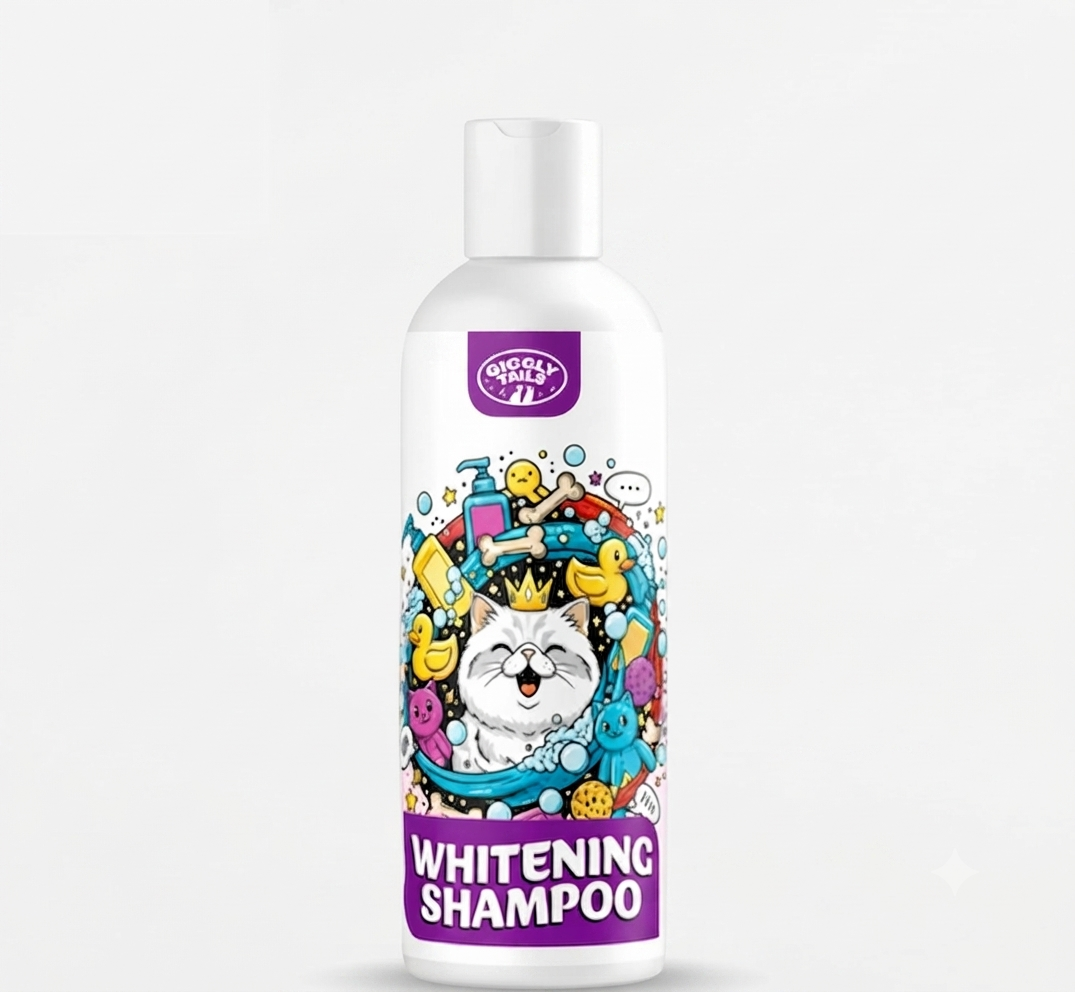 Giggly Tails Whitening Cat Shampoo 100ml 2