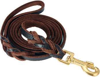 GSD Leather Leash (long) image