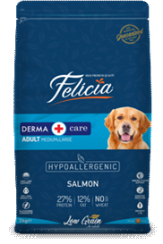 Felicia Derma Care LG Medium-Large Adult Dog Food Salmon 3KG image